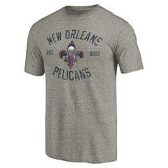 New Orleans Pelicans Team Heritage Tri-Blend T-Shirt