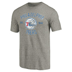 Philadelphia 76ers Team Heritage Tri-Blend T-Shirt