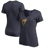 Denver Nuggets Women's X-Ray Slim Fit V-Neck T-Shirt sale