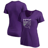 Sacramento Kings Women's X-Ray Slim Fit V-Neck T-Shirt