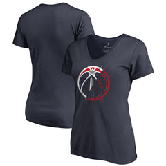 Washington Wizards Women's X-Ray Slim Fit V-Neck T-Shirt