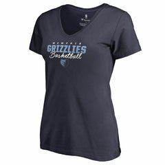Memphis Grizzlies Women's Script Assist V-Neck T-Shirt