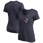Women's X-Ray V-Neck T-Shirt - New England Patriots T-shirts