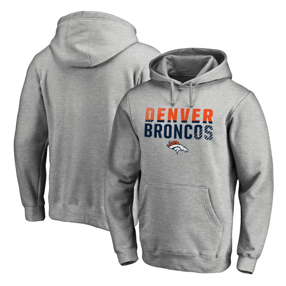 Iconic Collection Fade Out Pullover Hoodie - Denver Broncos Hoodies