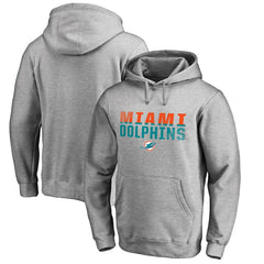 Iconic Collection Fade Out Pullover Hoodie - Miami Dolphins Hoodies
