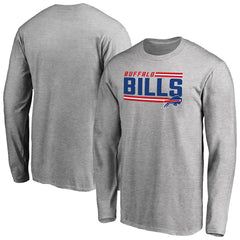 Iconic Collection On Side Stripe Long Sleeve T-Shirt - Buffalo Bills T-shirts