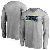 Iconic Collection On Side Stripe Long Sleeve T-Shirt - Seattle Seahawks T-shirts