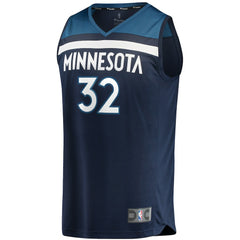Fanatics Karl-Anthony Towns Minnesota Timberwolves Fast Break Replica Player Jersey Navy