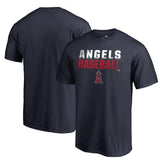 Navy Los Angeles Angels Fade Out T-Shirt