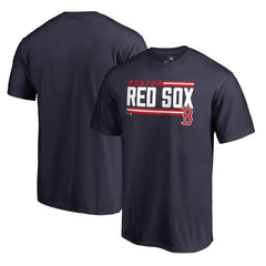 Navy Boston Red Sox Onside Stripe T-Shirt