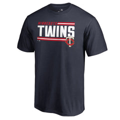 Navy Minnesota Twins Onside Stripe T-Shirt