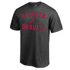 Heathered Gray Atlanta Braves Core Basics Victory Arch T-Shirt