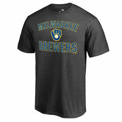 Heathered Gray Milwaukee Brewers Core Basics Victory Arch T-Shirt