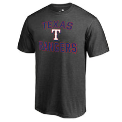 Heathered Gray Texas Rangers Core Basics Victory Arch T-Shirt