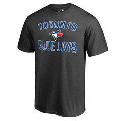 Heathered Gray Toronto Blue Jays Core Basics Victory Arch T-Shirt