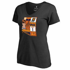 Devin Booker Phoenix Suns Women's Player State V-Neck T-Shirt