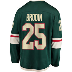 NHL Jonas Brodin Minnesota Wild Fanatics Breakaway Jersey