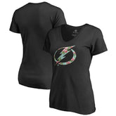 NHL Tampa Bay Lightning Women's Lovely V-Neck T-Shirt