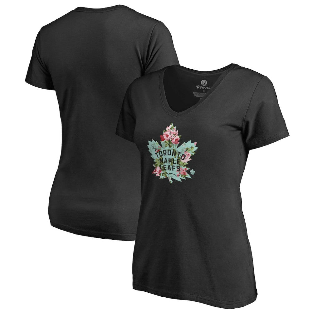 NHL Toronto Maple Leafs Women's Lovely V-Neck T-Shirt
