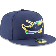 Navy Tampa Bay Rays New Era Alternate Authentic Collection On-Field 59FIFTY Fitted Hat