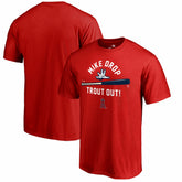 Red Mike Trout Los Angeles Angels Hometown Mike Drop T-Shirt