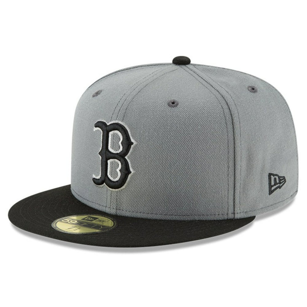 Gray/Black Boston Red Sox New Era Two-Tone 59FIFTY Fitted Hat
