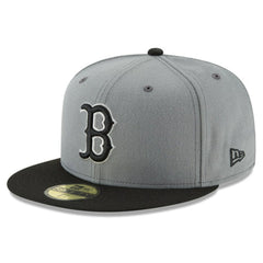 Gray/Black Boston Red Sox New Era Two-Tone 59FIFTY Fitted Hat