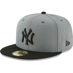 Gray/Black New York Yankees New Era Two-Tone 59FIFTY Fitted Hat
