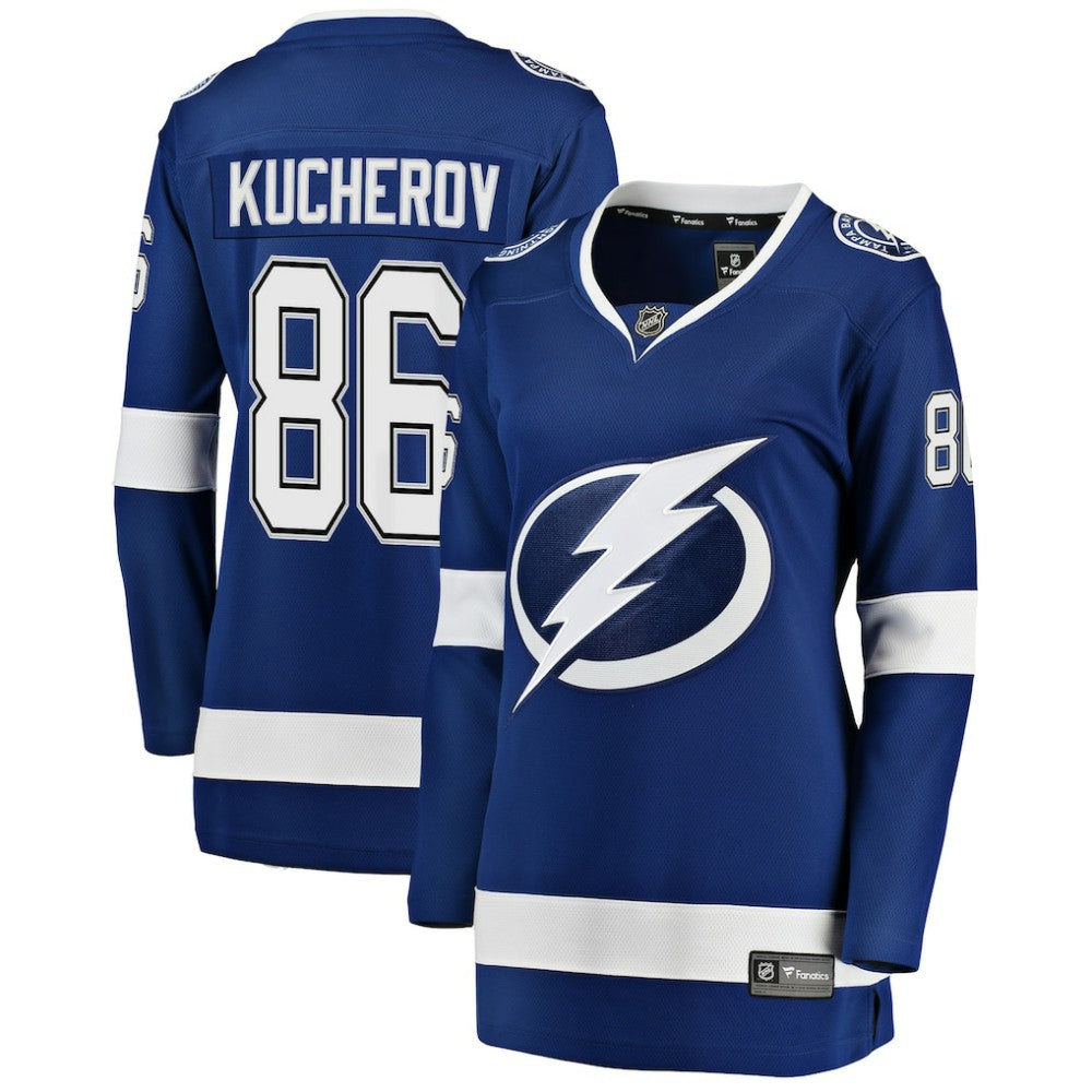 NHL Nikita Kucherov Tampa Bay Lightning Fanatics Women's Breakaway Player Jersey