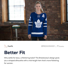 NHL Morgan Rielly Toronto Maple Leafs Fanatics Women's Breakaway Player Jersey