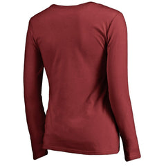 Women's Graceful Long Sleeve V-Neck T-Shirt - Arizona Cardinals T-shirts