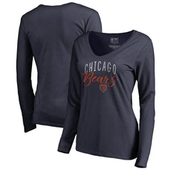 Women's Graceful Long Sleeve V-Neck T-Shirt - Chicago Bears T-shirts