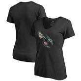 Charlotte Hornets Lovely V-Neck T-Shirt