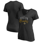 NHL Boston Bruins Women's Graceful V-Neck T-Shirt