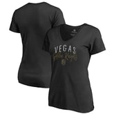NHL Vegas Golden Knights Women's Graceful V-Neck T-Shirt
