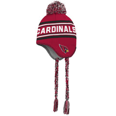 Youth Jacquard Tassel Knit Hat with Pom - Arizona Cardinals Hats