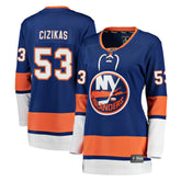 NHL Casey Cizikas New York Islanders Fanatics Women's Breakaway Player Jersey