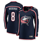 NHL Zach Werenski Columbus Blue Jackets Fanatics Women's Breakaway Jersey