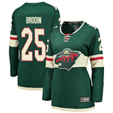 NHL Jonas Brodin Minnesota Wild Fanatics Women's Breakaway Player Jersey