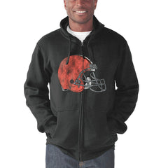 G-III Sports by Carl Banks Primary Logo Full-Zip Hoodie - Cleveland Browns Hoodies