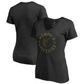 Memphis Grizzlies Women's Liberty Camo V-Neck T-Shirt