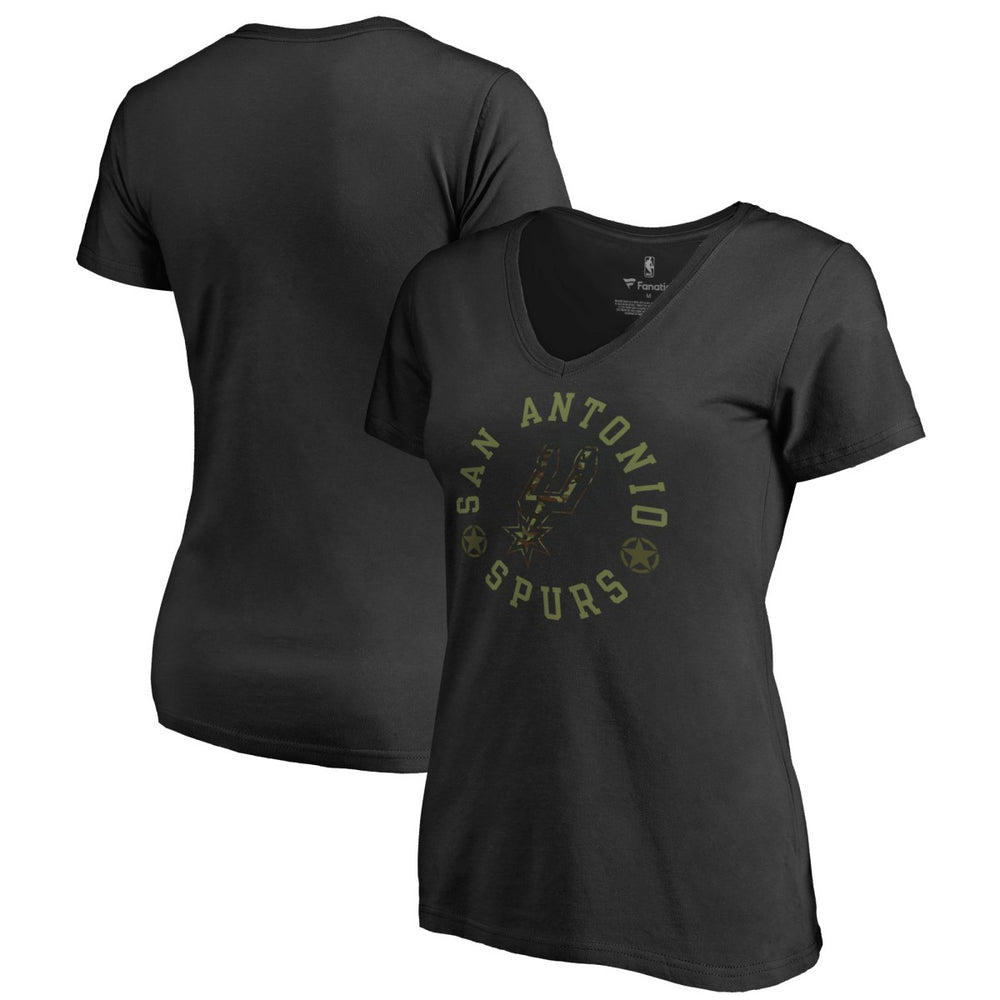 San Antonio Spurs Women's Liberty V-Neck T-Shirt