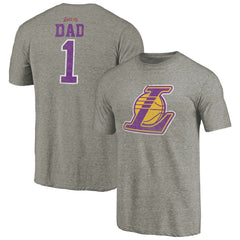 Los Angeles Lakers Greatest Dad Tri-Blend T-Shirt