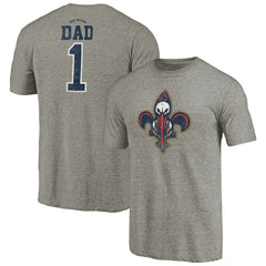 New Orleans Pelicans Greatest Dad Tri-Blend T-Shirt