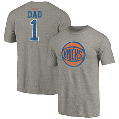 New York Knicks Greatest Dad Tri-Blend T-Shirt