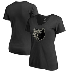 Memphis Grizzlies Women's Cloak Camo V-Neck T-Shirt