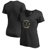 New York Knicks Women's Cloak Camo V-Neck T-Shirt