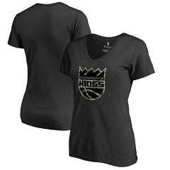 Sacramento Kings Women's Cloak Camo V-Neck T-Shirt sale