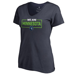Minnesota Timberwolves Women's We Are Iconic Collection V-Neck T-Shirt