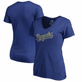 Royal Kansas City Royals Women's Armed Forces Wordmark T-Shirt